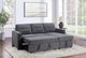 Steve Silver Co. Noah Gray Sleeper Chaise Sofa-1