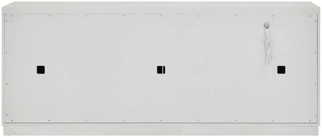 Universal Explore Home™ Oasis White Sandblasted Quartered Pine 82" Shoreline Credenza-4