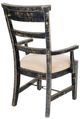 Sunny Designs™ Beige/Black Sand Dining Arm Chair-3