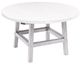 C R Plastic Generation Line White Cocktail Table-0