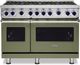 Viking® 7 Series 48" Cypress Green Pro Style Natural Gas Range-0