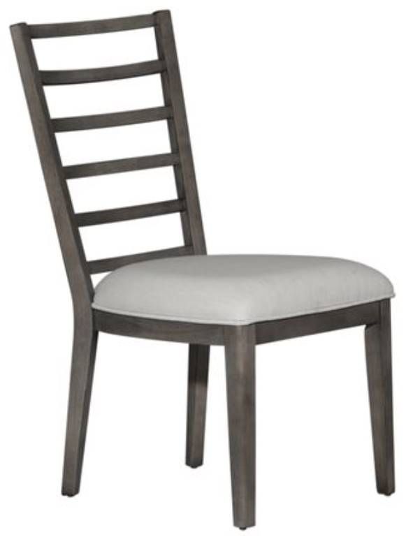 Liberty Furniture Modern Farmhouse 5-Piece Dusty Charcoal Trestle Table Set-2