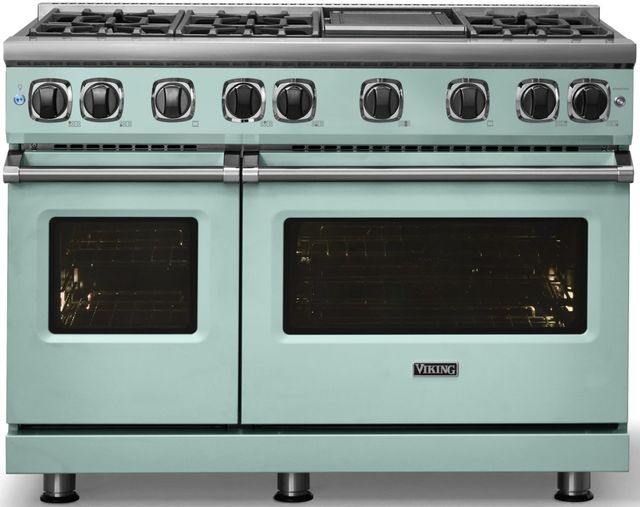 Viking® 7 Series 48'' Splash Pro Style Gas Range with Griddle-2