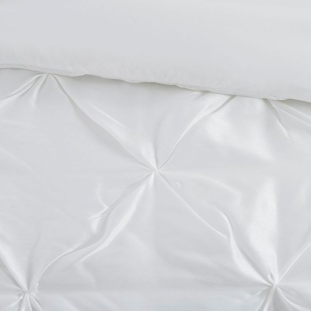 Olliix by Madison Park Laurel 7 Piece White King Tufted Comforter Set-4