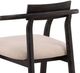 Dovetail Furniture Lucio Black/Everest Cream Dining Chair-5