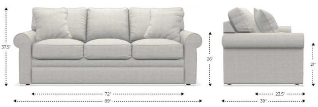 La-Z-Boy® Collins Pewter Sofa-2