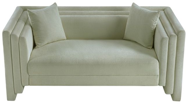 Meridian Furniture Everett Mint Chenille Fabric Loveseat-3