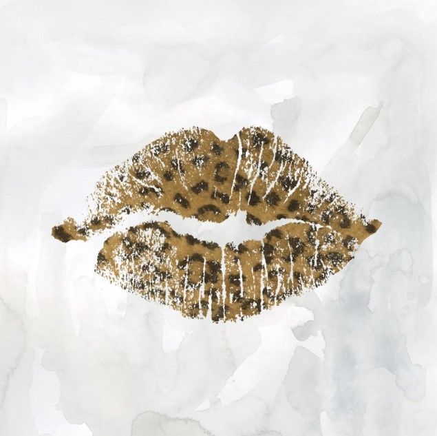 Classy Art Leopard Kisses I by Carol Robinson Wall Art-0