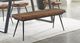 Coaster® Misty Camel/Black Cushion Side Bench-1
