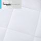Olliix by Sleep Philosophy White Twin Year Round Warmth 300 Thread Count Cotton Sateen White Down Alternative 3M Thinsulate Comforter-2
