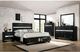 Furniture of America® Chrissy Black Eastern King Panel Bed-2