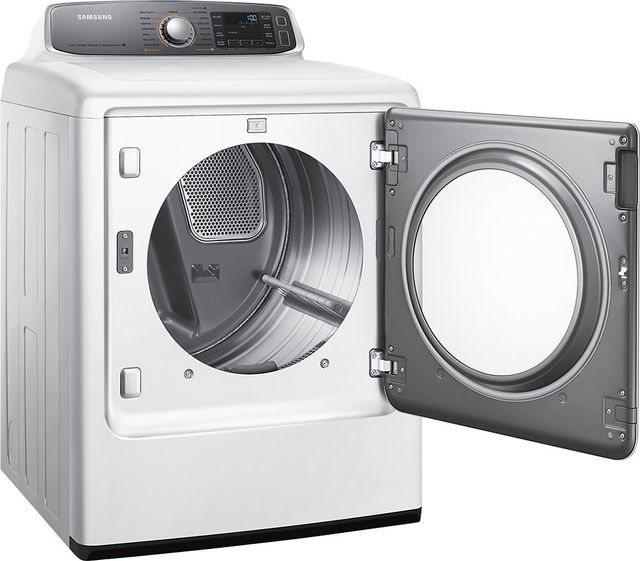 Samsung 9000 Series 9.5 Cu. Ft. White Front Load Electric Dryer-3