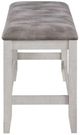 New Classic® Home Furnishings Richland Stonewash Gray Counter Height Bench-3