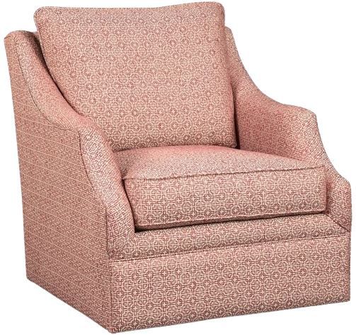 Paula Deen™ by Craftmaster® Customizable Swivel Chair-0