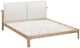 Modus Furniture Furano Ginger/Natural California King Upholstered Platform Bed with Two Cushion-2