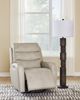 Signature Design by Ashley® Falloway Stonewash Power Swivel Glider Recliner-3