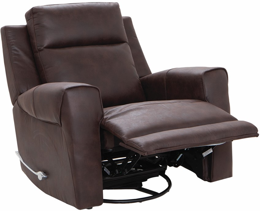 Cheers by Man Wah Brown Manual Swivel Glider Recliner | Darvin