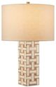 Currey & Company Aarna Ivory/Natural Table Lamp-0