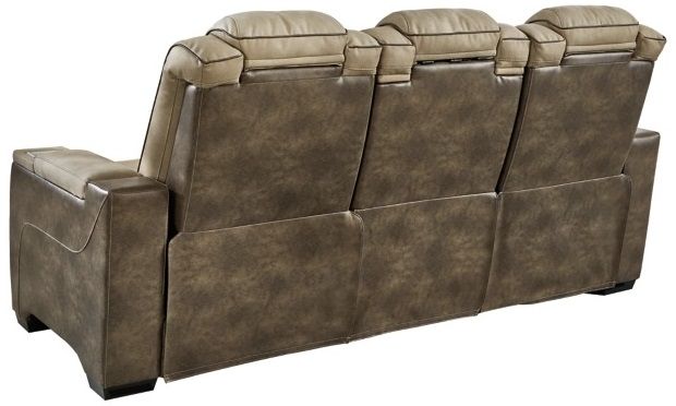 Signature Design by Ashley® Next-Gen DuraPella Sand Power Reclining Sofa with Adjustable Headrest-3