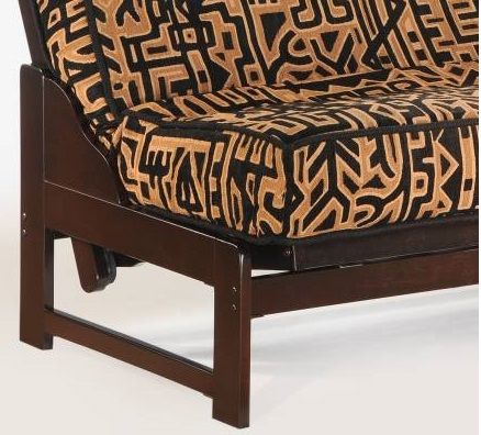 Night & Day Furniture™ Eureka Dark Chocolate Queen Nesting Futon-1