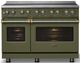Viking® 5 Series 48" Martini Pro Style Induction Range with Brushed Brass Trim-4