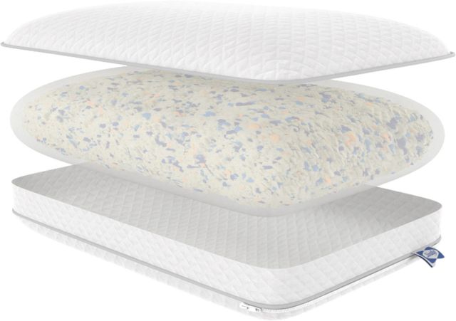 Sealy® Essentials™ Custom Comfort Hybrid Fill Standard Bed Pillow-1