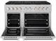 ZLINE Paramount 48" 6.7 cu. ft. Satin Stainless Steel Paramount Dual Fuel Range with 8 Burner DuoPro™ Cooktop and Dual Ovens-1