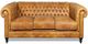 Campio Furniture Legacy Leather Charleston Dark Yellow Sofa-1