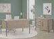 Intercon Norcross Hickory 60" Half Ped Desk-3
