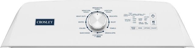 Crosley® 4.5 Cu. Ft. White Agitator Top Load Washer-2