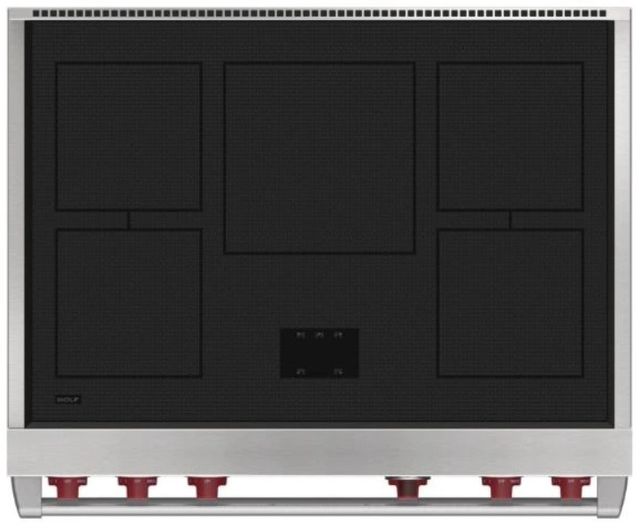 Wolf® 36" Stainless Steel Pro Style Induction Range-2