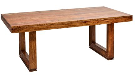 Jaipur Furniture Cinnamon Amber Brown Dining Table-0