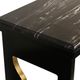 Harp & Finial® Monroe Ebonized Black/Gold Baluster Console-2