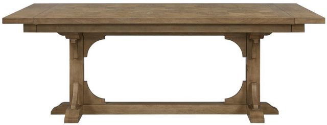 Bernards Tarrington Almond Trestle Dining Table-2