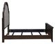 Liberty Furniture Paradise Valley Flax Tweed/Saddle Brown Queen Upholstered Panel Bed-3