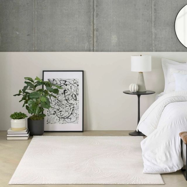 Nourison Home™ DNKY Central Park West Ivory 5'x7' Style 2 Area Rug-1