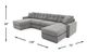 Drew & Jonathan Home ModularOne New Horizon 4-Piece Gray Modular Chaise Sectional-2
