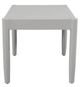 CabanaCoast® Customizable Nevis Aluminum 21" Outdoor Square Side Table-1