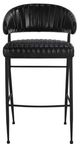 Classic Home Umbria Black/Midnight Raven 30" Bar Stool-2