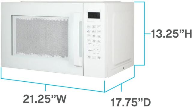 Avanti® 1.4 Cu. Ft. White Countertop Microwave-1