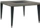 Najarian Furniture Proximity Black/Gray Oak Square Counter Table-0