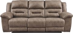 Signature Design by Ashley® Stoneland Fossil Reclining Sofa
