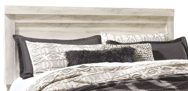 Signature Design by Ashley® Bellaby 4-Piece Whitewash King Panel Headboard Bed Set-1