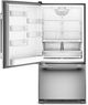 KitchenAid® 33" 22 Cu. Ft PrintShield® Stainless Steel Bottom Freezer Refrigerator with Left Door Swing-1