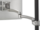 Chief® Kontour™ Silver K2P Single Monitor Pole Mount Articulating Arm-1