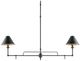 Currey & Company Prosperity French Black Rectangular Chandelier-1