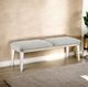 ACME Furniture Laveda Light Gray/Pearl White Bench-1