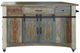 International Furniture Direct Antique Brown/Gray Kitchen Island-0