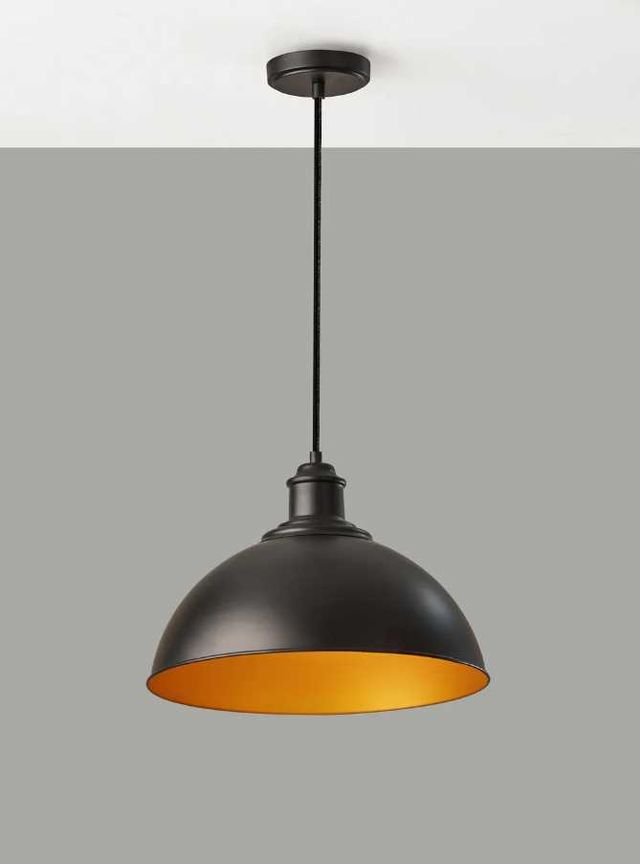 Adesso® Wallace Black Pendant-1