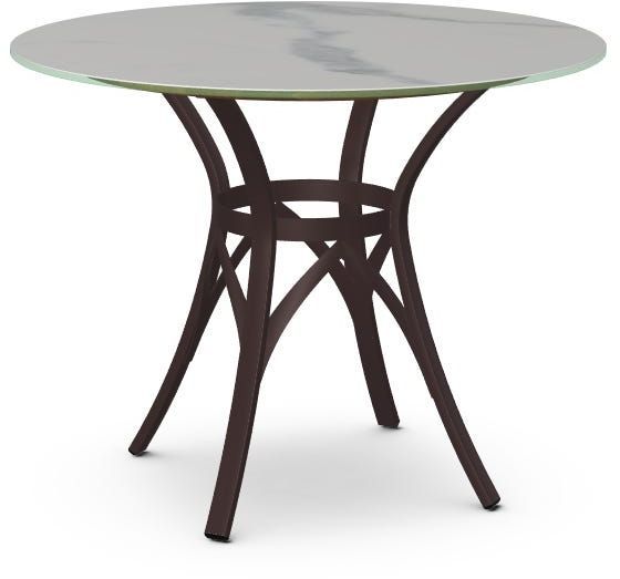 Amisco Customizable Kai 30" Italian Porcelain Top Round Table-0